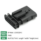5/10/100 Sets 2P/3P/4P/5P/6P1-1718645-1 1-1670916-1TE type wiring harness connector reversing radar plug waterproof connector