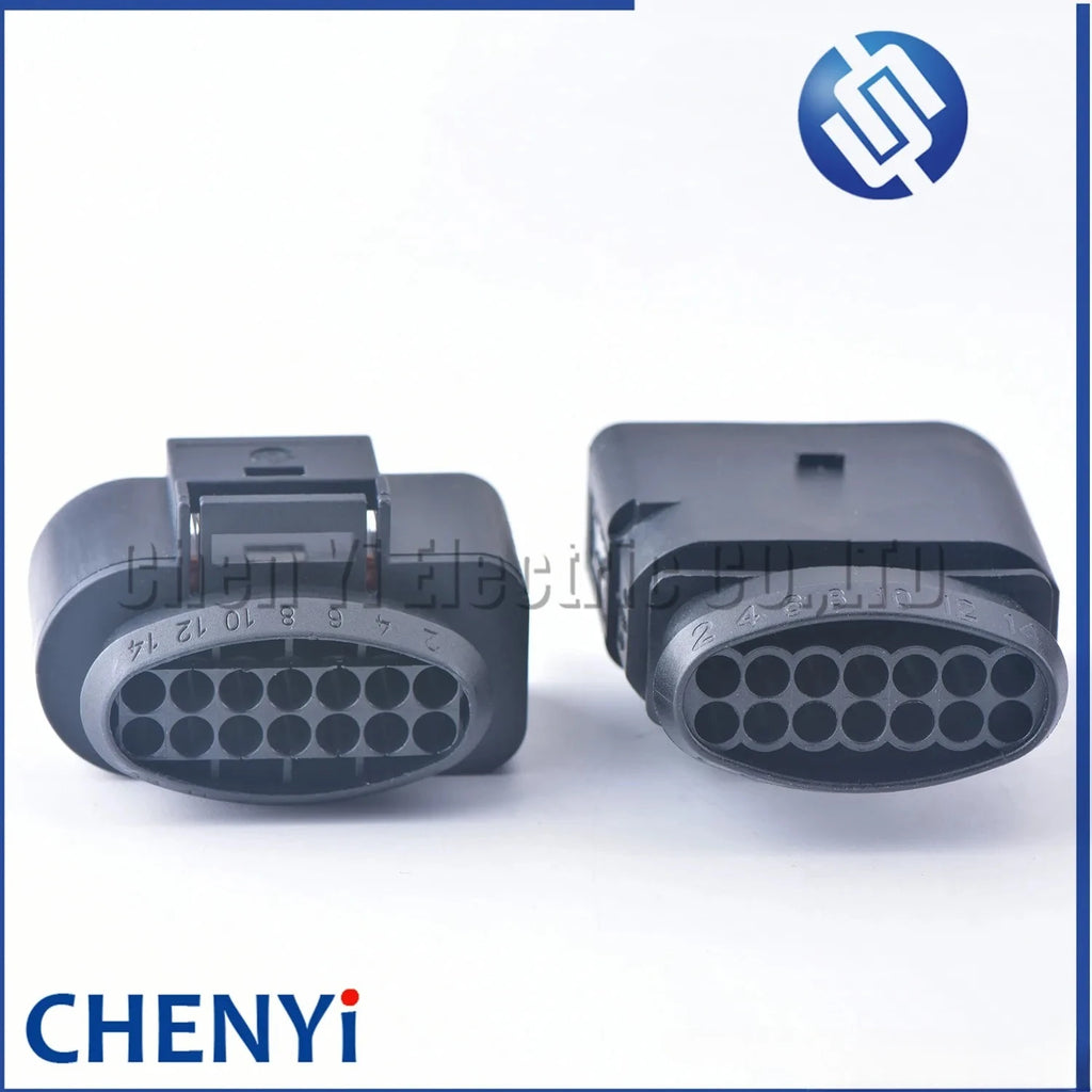 14 Pin car xenon headlights plug Auto 09G Gearbox Cable Socket waterproof connector 6X0973717 6X0973817 6X0 973 817