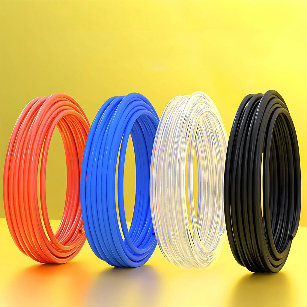 10M/20M/50M/100M Air Component Hose Polyurethane Tubing Tube 4mm 6mm 8mm 10mm 12mm Pipe Line Hose Pneumatic Tube for Compressor