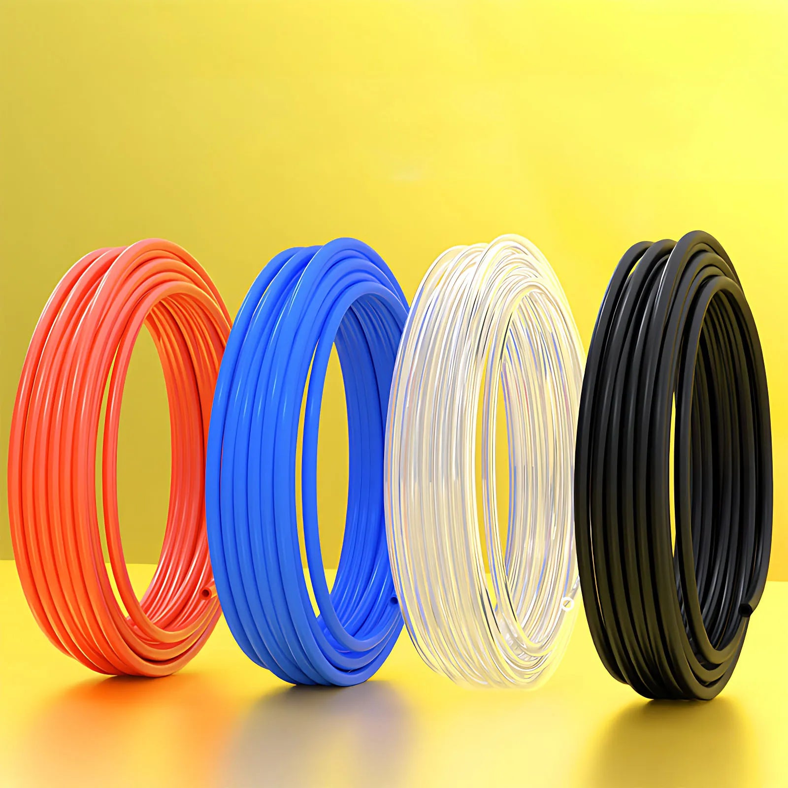 10M/20M/50M/100M Air Component Hose Polyurethane Tubing Tube 4mm 6mm 8mm 10mm 12mm Pipe Line Hose Pneumatic Tube for Compressor