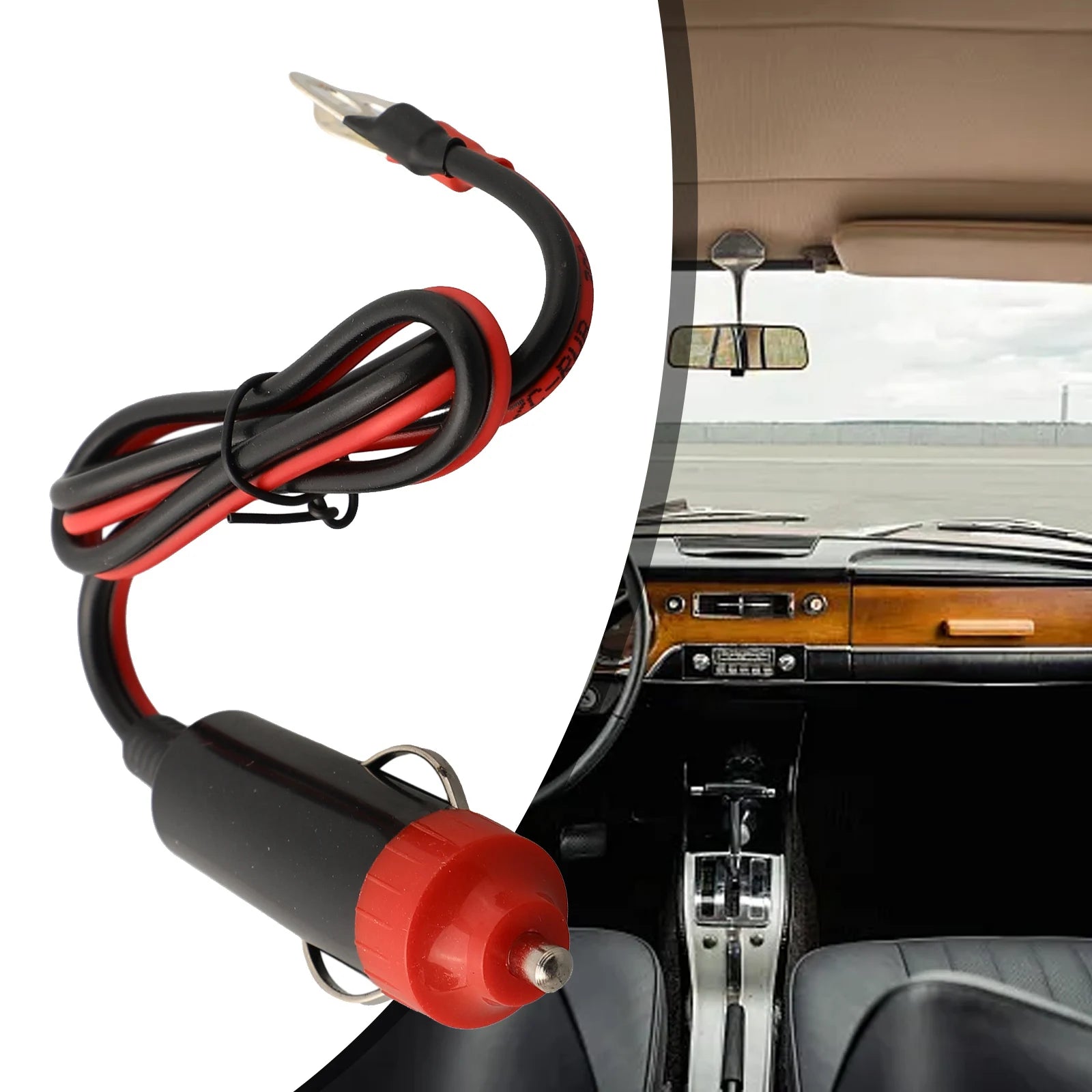 1 PCS Car Power Supply  Inverter Wire Convenient Male Socket  Replacement 50cm Long Car Cable  Socket Adapter