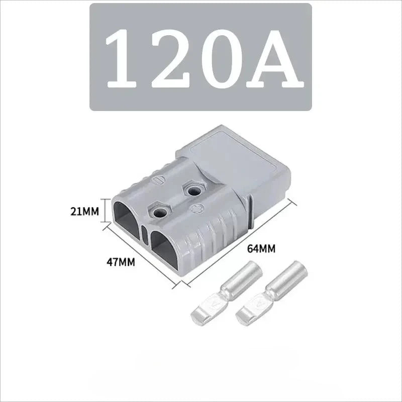 2PCS 50A 120A 175A 350A Battery Connector Plug 600V Quick Connect Disconnect Winch Trailer Forklift Wire Harness Power Cable Kit