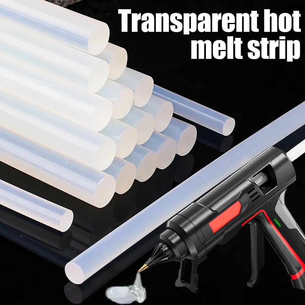 1-30PCS Transparent Hot Melt Glue Stick Strong Adhesive DIY Handmade Glue Stick Car Repair High Viscosity Hot Melt Glues Sticks