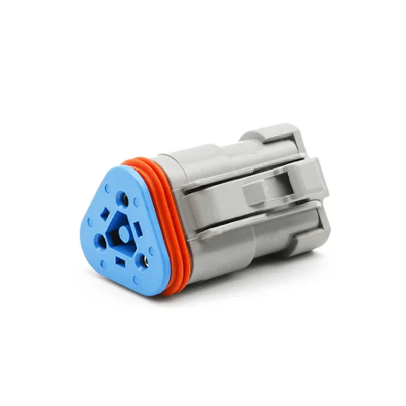 Deutsch DT Series 3-Pin Automotive Waterproof Connector Housing,Flame Retardant 3-Way Wire Plug for Vehicle Wiring DT4-3PDT06-3S