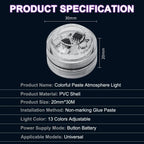 Mini Submersible LED Lights Small Underwater Tea Candles Waterproof with Remote Control for Vase Home Party Wedding Table Amagi