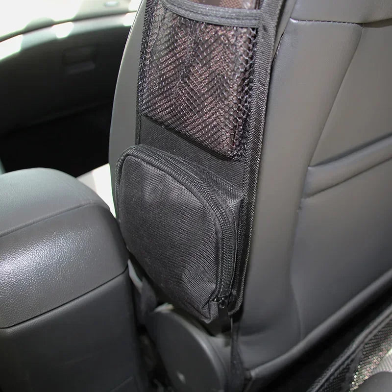 Car Seat Organizer Auto Seat Side Storage Hanging Bag Multi-Pocket Drink Holder Mesh Pocket Styling Organizer Phone Holder Amagi