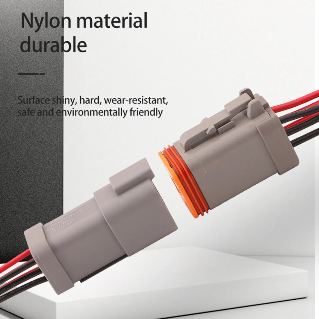6 Pin Connector Waterproof 1.6mm Series Male Female Connectors Wiring Harness Housing Cable Socket DT04-6P-C017 DT06-6S-C017