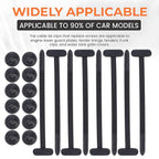 Car Nylon Cable Tie Buckle Fastener Universal Self-Locking Zip Ties Holder Screw Replacement Buckles Fix Wires Tools Accessories