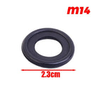 Car Sealing Oil Drain Screw Rubber Plug Gasket M12/M14 Universal Engine Oil Drain Plug Gaskets Auto Accessories 10/20/50/100pcs