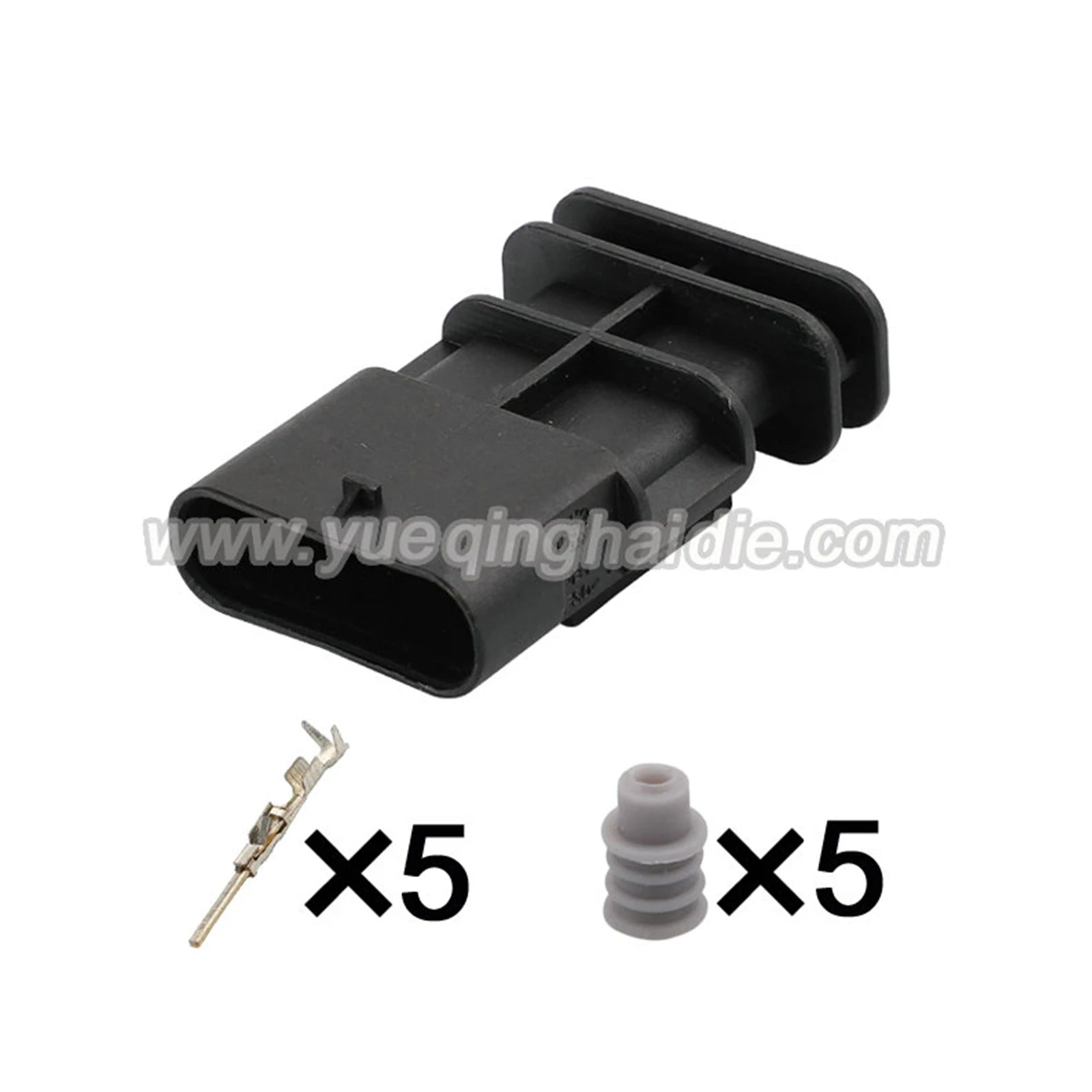 5Pin Connector Waterproof 1.2mm Male Female Connector Auto Air Flow Meter Sensor Cable Socket for Weicha 1-2141521-1 1-1718806-1