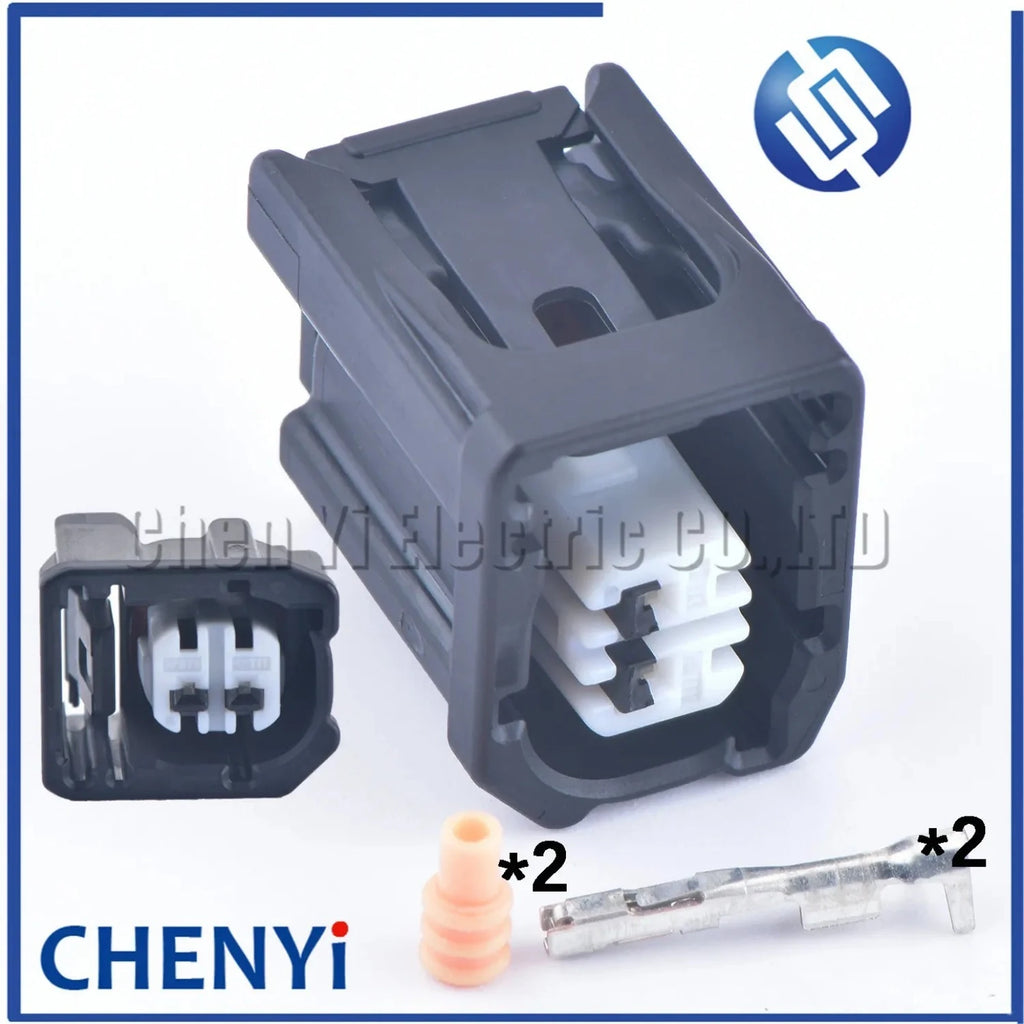 2 Pin 0.6mm Series female Automotive waterproof connector Harness plug 6189-7830 90980-12D12 For Toyota Honda Nissan