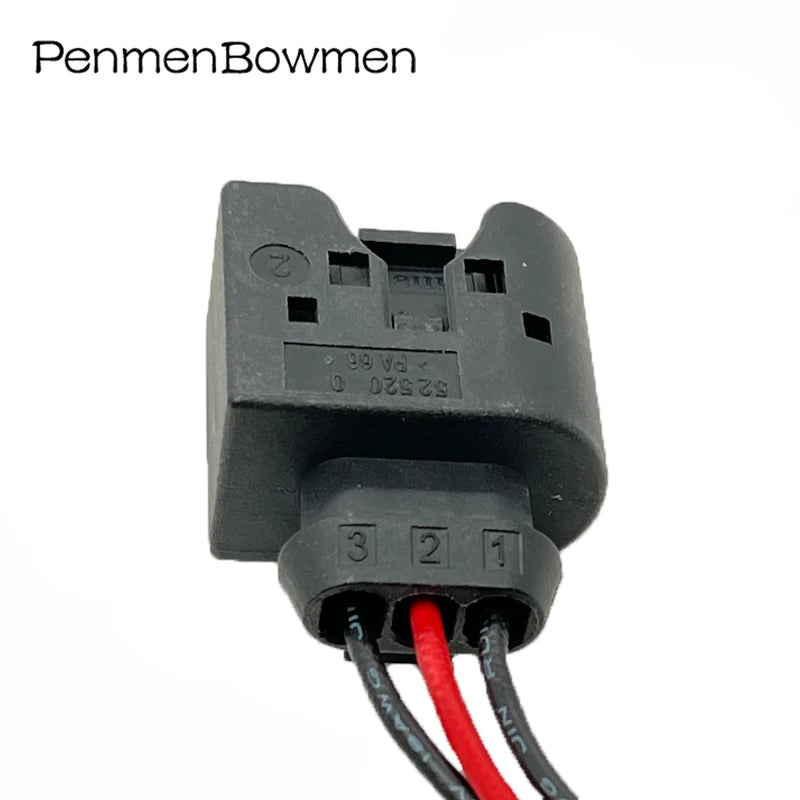 1 Set 3 Pin Auto Kostal Injector ABS Crankshaft Electrical Cable Connectors Wiring Harness Plug For Benz BMW 09441391 50290970