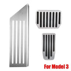 For Tesla Model 3/Y Aluminum Pedal Cover 2 Pack Accessories 2019-2024 Foot Pedal Pads Anti-Slip Performance Accelerator amagi