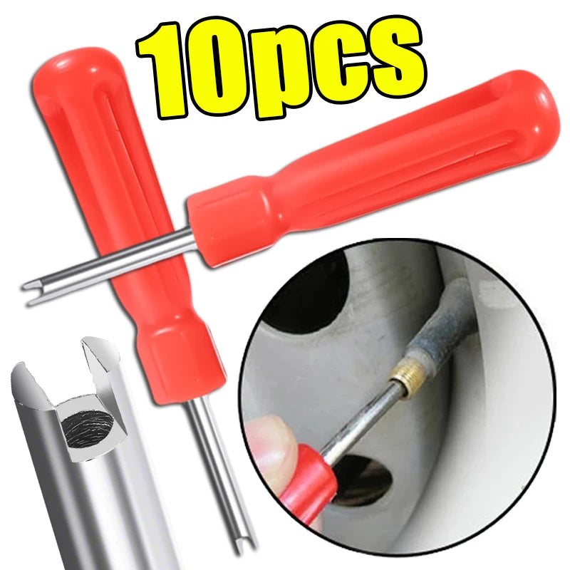 Portable Tire Valve Core Remover Installer Tools Removal Tool Car Bike Bicycle Motorcycle Tire Repair Tools Wrench Screwdriver