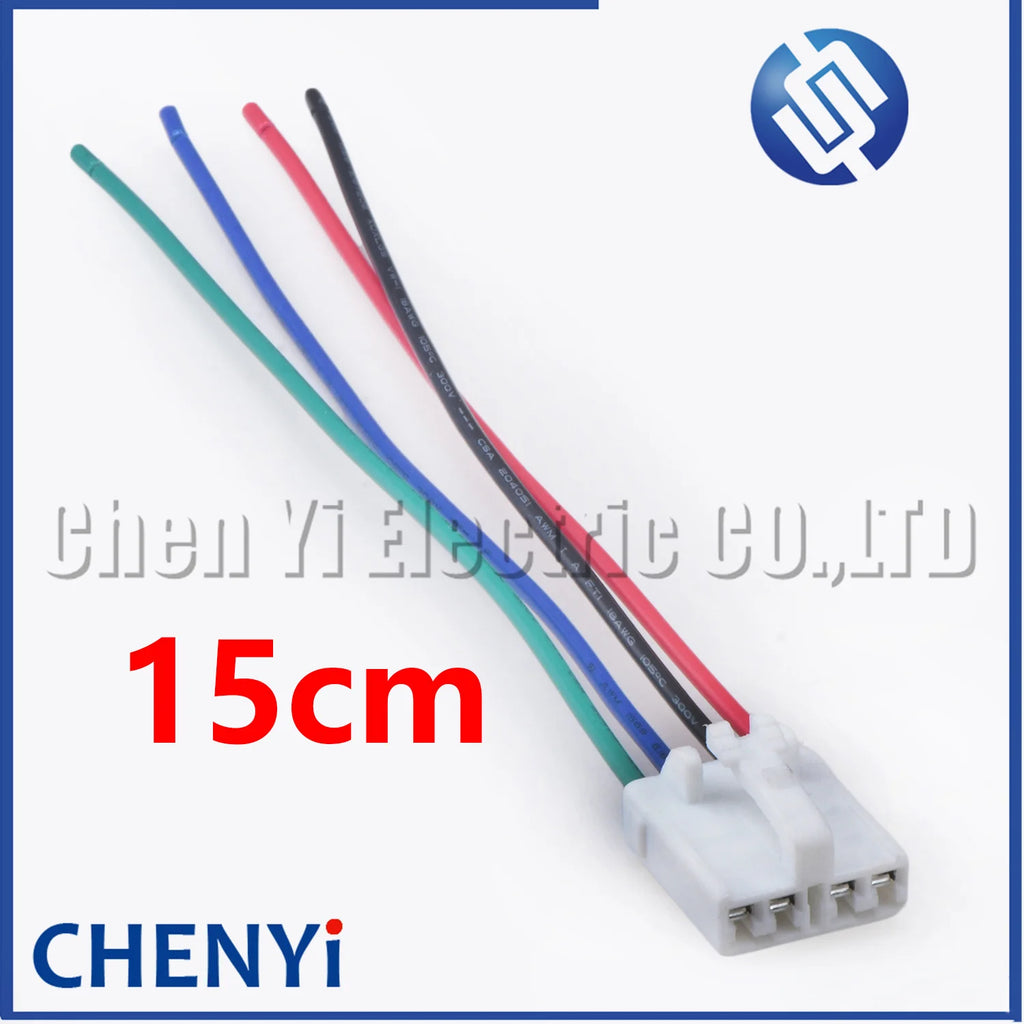4 Pin Automotive connector Speaker audio horn Wire harness plug MG641041 MG651038 For Hyundai Kia