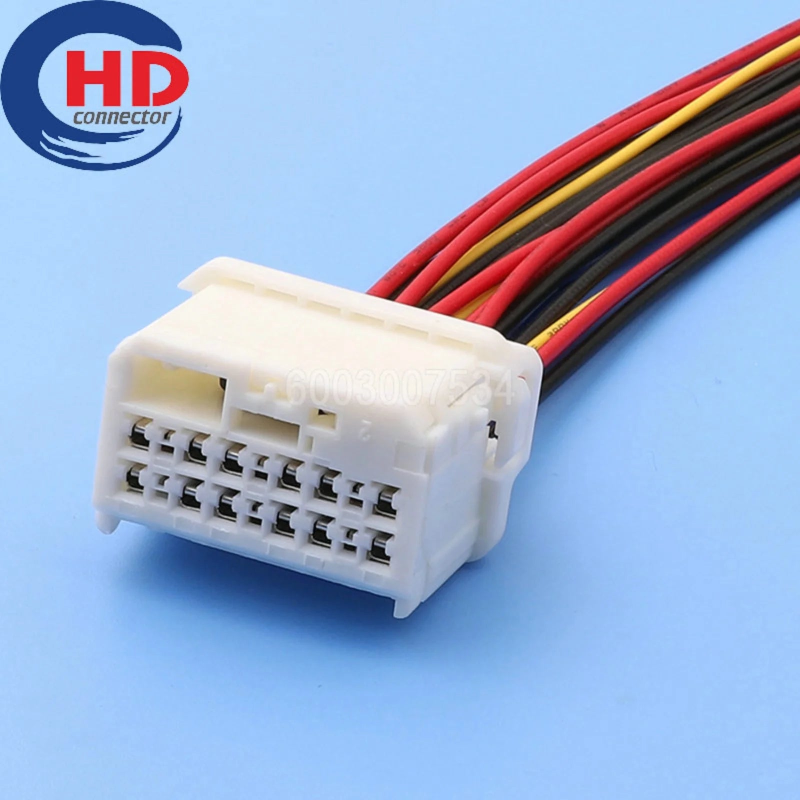 18 Pin Connector 1.2mm 2.2mm Series Female Connector Cable Plug Motorcycle Electrical Harnesses Wiring Harness 7283-7475