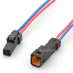 2 Hole Car Starter Motor Plastic Housing Waterproof Connector Automobile Wire Harness Plug 02T-JWPF-VSLE-S 02R-JWPF-VSLE-S