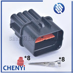 1 set 8 pin male or female Automotive Waterproof connector housing plug Headlight Socket PB625-08027 PB621-08020 For Hyundai Kia