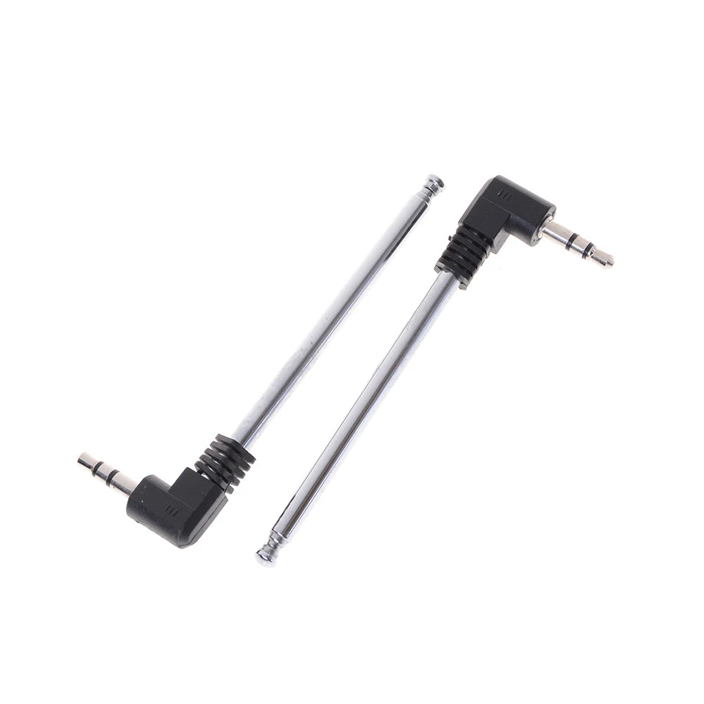 1PC 370mm 5 Sections Telescopic Stainless Steel AM FM Radio Universal Antenna Hot sale