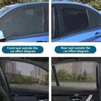 2pcs Car Styling Mosquito prevention Sun Shade Auto Uv Protect Curtain Beach Parasol Parasol Side Windows Children Shield Visor
