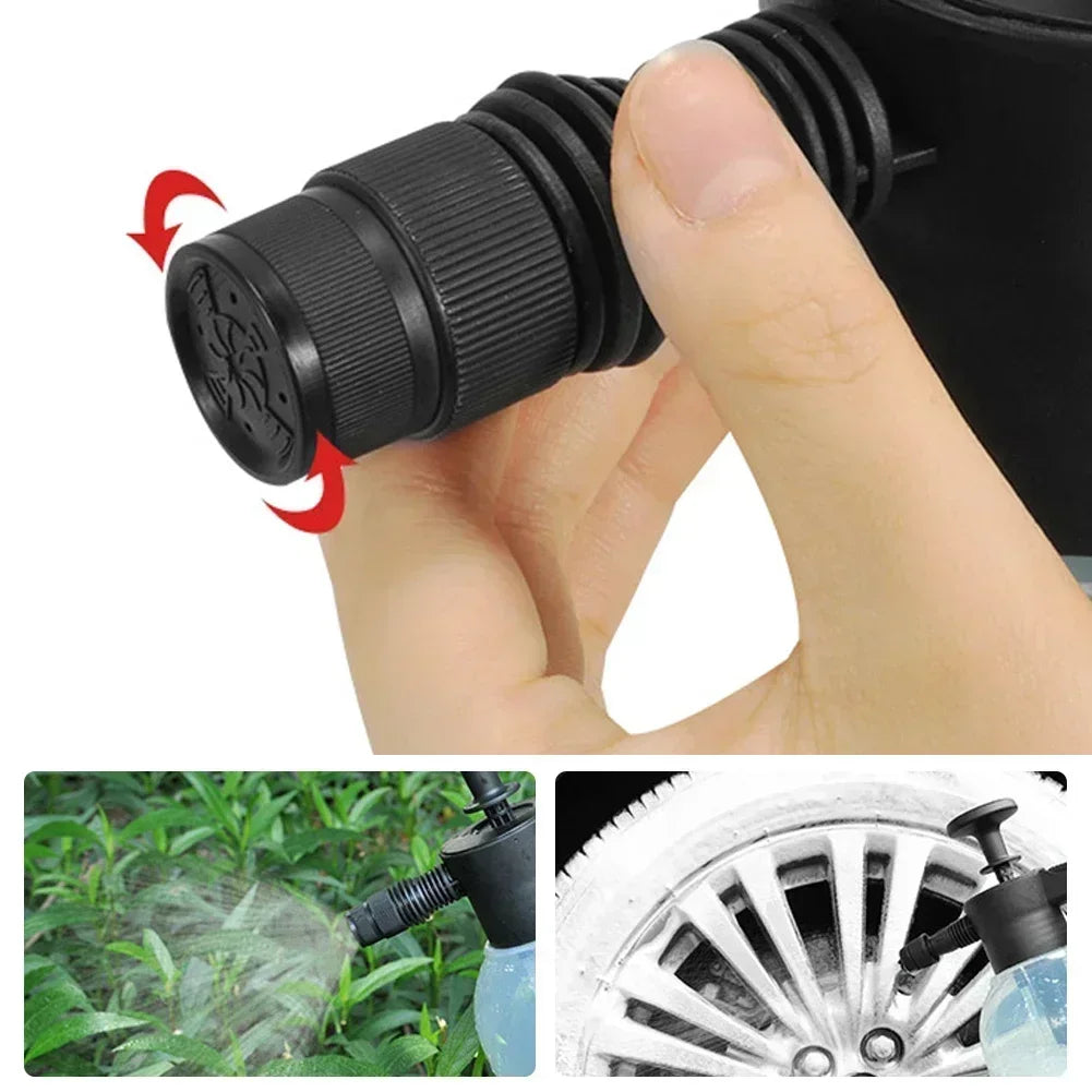High Pressure 2L Household Car Dual-use Cleaning Foam Spray Pot Acid Alkali Resistant Large Capacity Glass Spray Pot Fan Amagi
