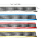 Car Stickers Anti Scratch Door Sill Protector Rubber Strip Carbon Fiber Threshold Protection Bumper Film Styling  Accessories
