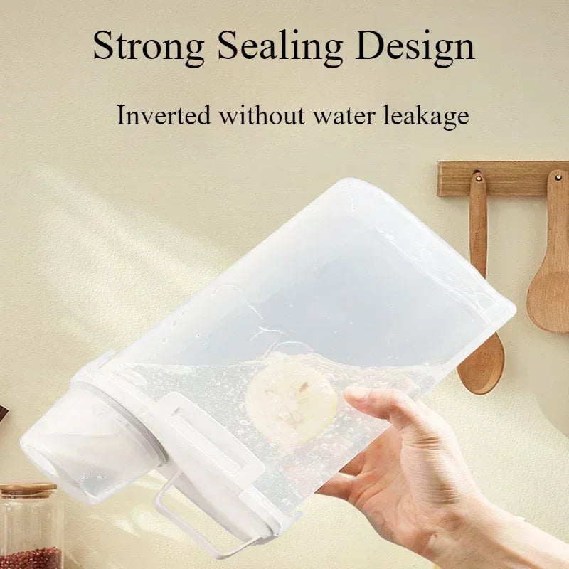 Household Rice Bucket, Insect Proof Sealed Storage Tank, Miscellaneous Grain Storage Box, Transparent Tape Measuring Cup Amagi