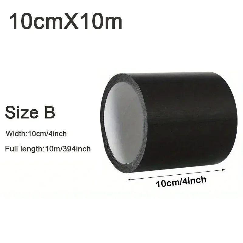 Black Artificial Leather Repair Tape Self-Adhesive Strong Patch Waterproof PU Repair Cushion Attached Motorcycle Leather Chair