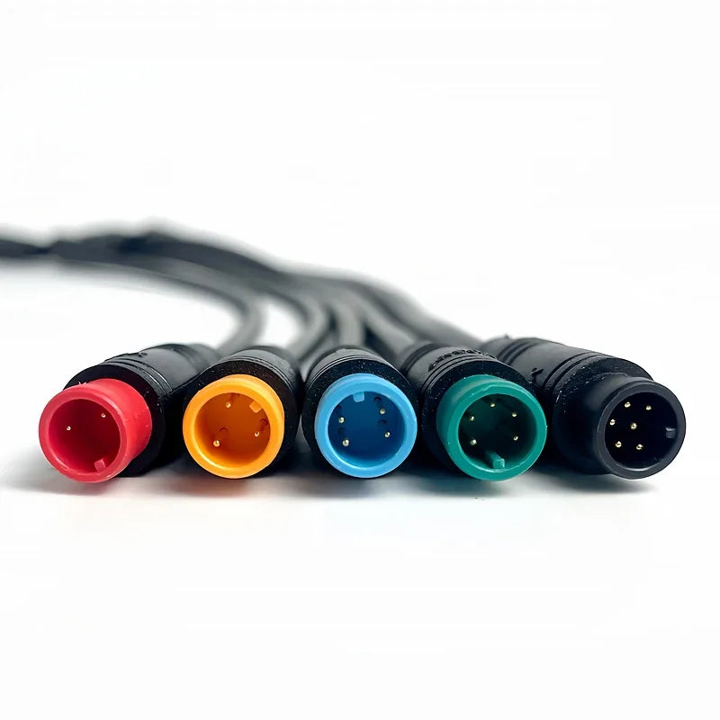 4/10Pcs M8 Waterproof Connectors 2/3/4/5/6 Pin, Male & Female Plug Socket Set, IP67 Wire Cable Connector Kit