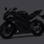 HL Motorcycle Car Light Solar Powered Simulated Dummy Alarm Wireless Warning Anti-Theft Caution Lamp LED Light Flashing Mode