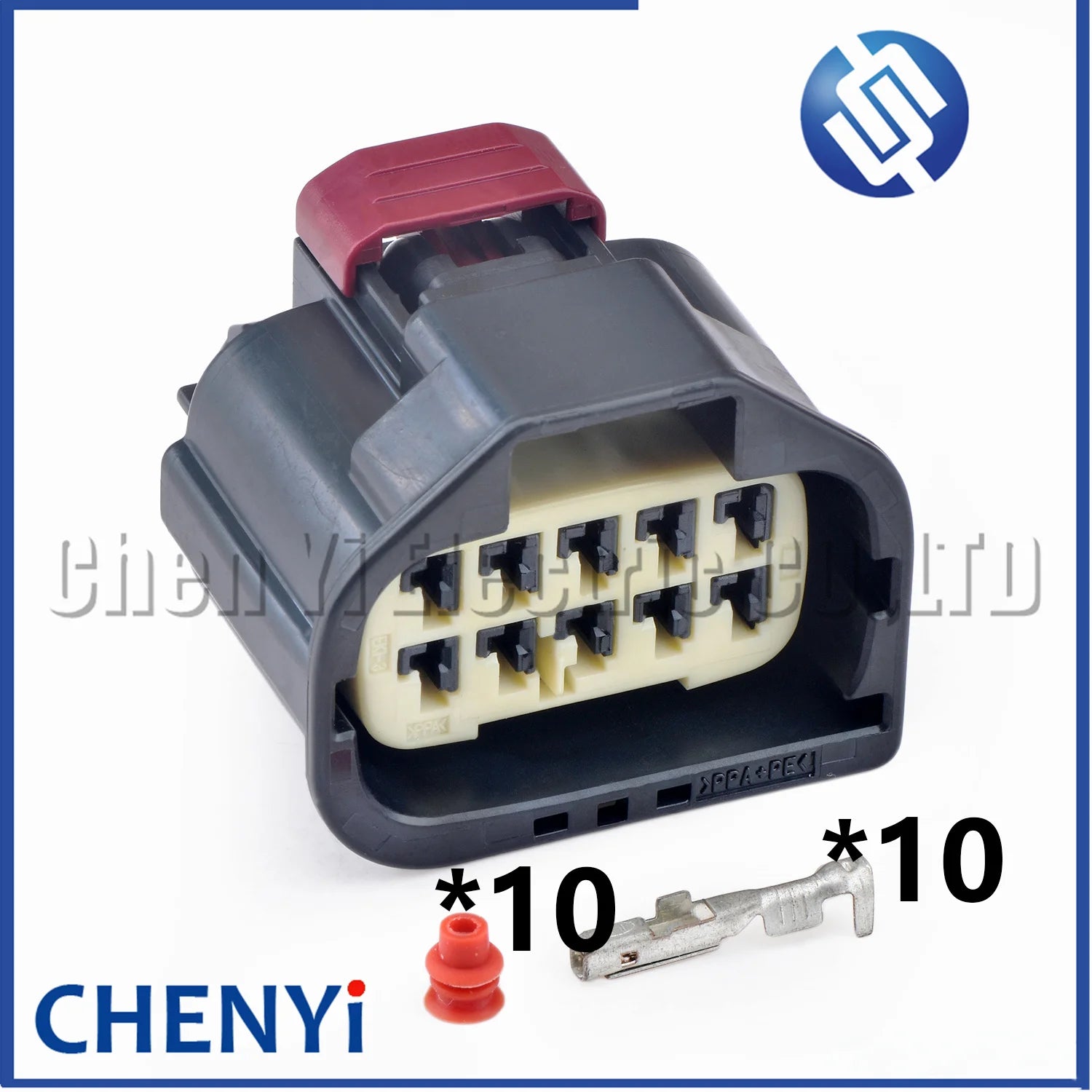 10 Pin Automotive waterproof connector Car radar sensors Wire harness plug 7283-5946-30 7282-5946-30 For Ford Land Rover Volvo