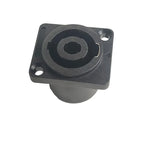 4/10/20PCS 4-Pin Neutrik Style Square Panel Mount Socket, Compact Locking Audio Connector for Power Amplifier and Stage Rack