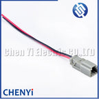 2 Pin Auto Trunk Car Lock Electronic Connector Wiring Harness Plug 6098-0239 6098-0240 with wire or with Pin For Honda Nissan