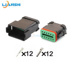 DT06-12SA-E005/DT04-12PA-E005 is suitable for automotive connectors, wire harness plugs with terminals