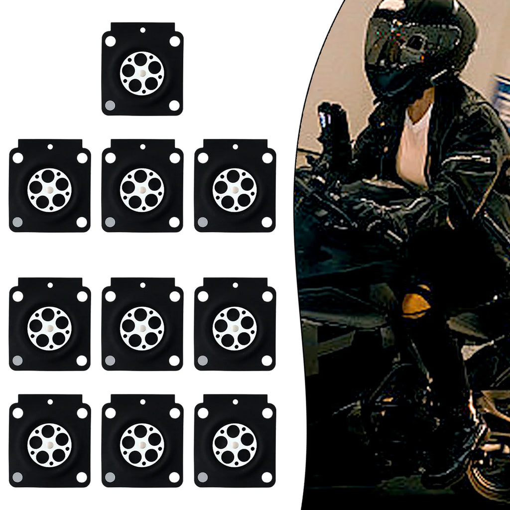 10PCS Carburetor  Metering Diaphragm  For 4314 121 4700 For Zama  A015053 C1Q  Carb Carburetor  Membrane Pads