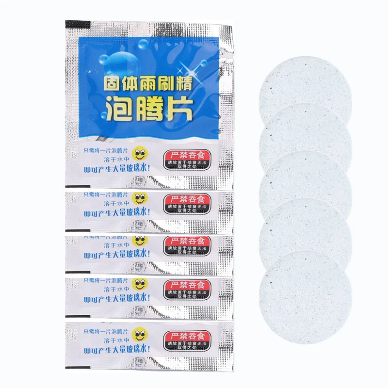 300/10PCs Solid Car Windshield Cleaners Effervescent Tablets Windscreen Window Glass Dust Wiper Car Wash Tool Car Accessories