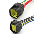 16 Pin Waterproof Automobile Accelerator Pedal Plug Car Plastic Housing Connector Auto Wire Cable Socket 368050-1 368047-1