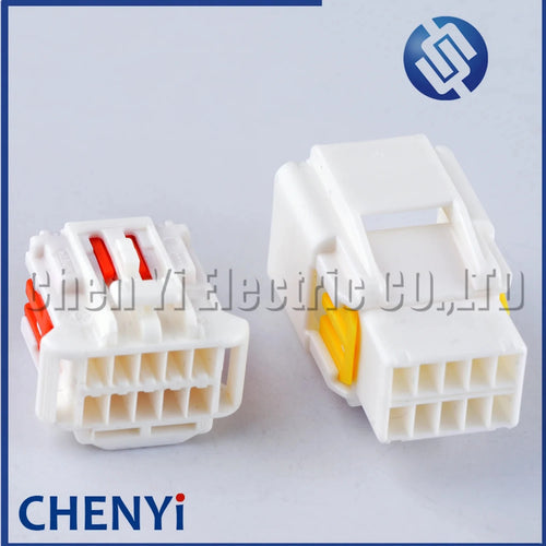 1 Set white 10 Pin/Way male female Automobile connector Auto Electrical Wire Plug 98823-1010 98816-1010 for Peugeot Citroen