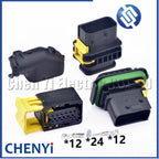 12 Pin Female or male Automotive Waterproof Wire Harness Wiring Connector plug 1-1703639-1 1-1564520-1 0-1670898-1 1-1564414-1