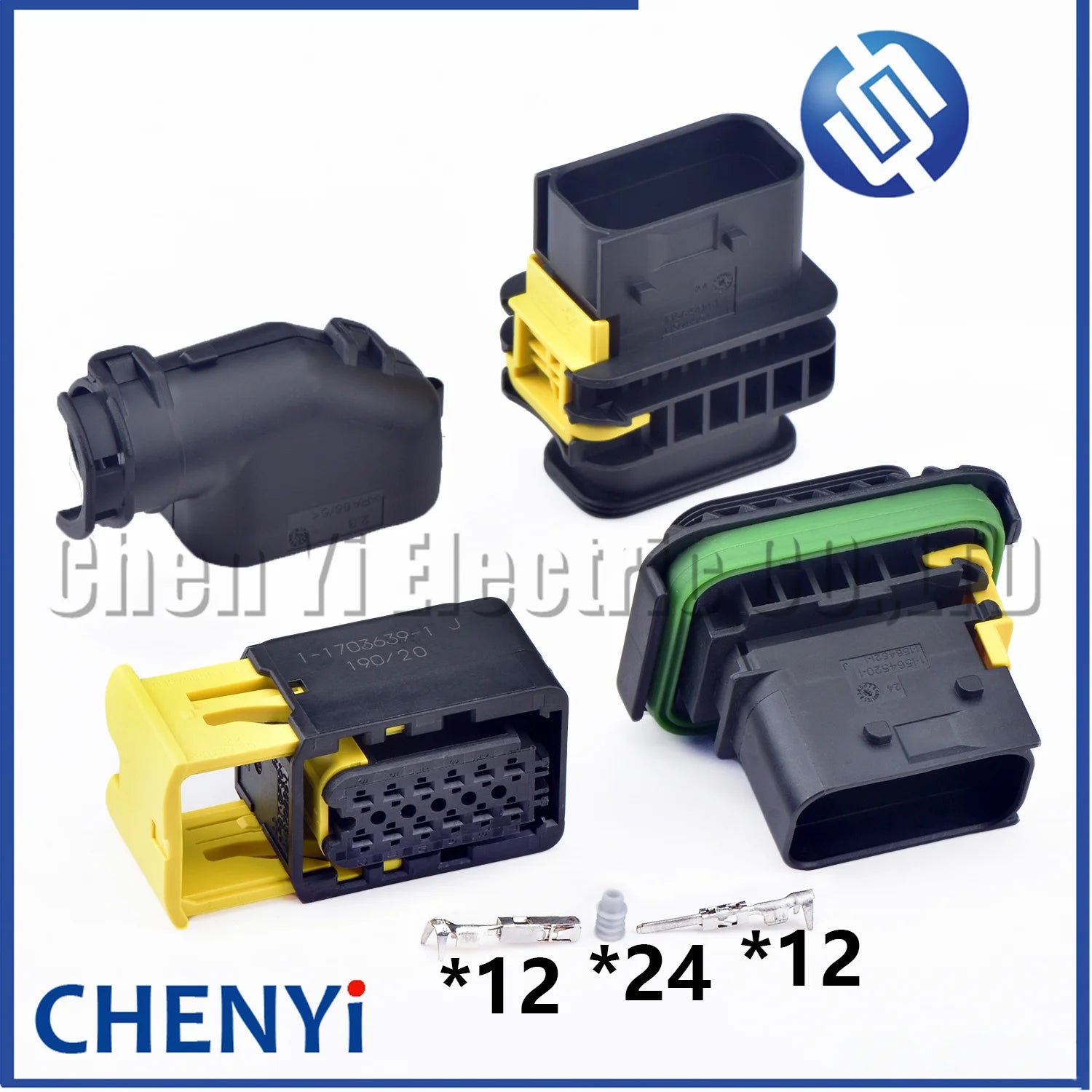 12 Pin Female or male Automotive Waterproof Wire Harness Wiring Connector plug 1-1703639-1 1-1564520-1 0-1670898-1 1-1564414-1