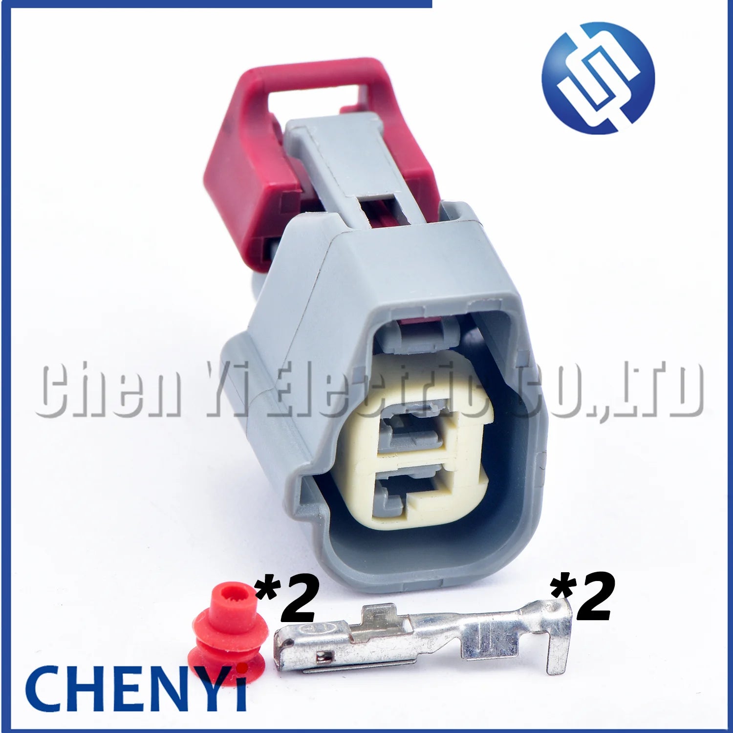 2 Pin Automobile waterproof connector Washer Fluid Level Sensor Wire harness plug 7283-6434-40 68350809AA For Jeep compass