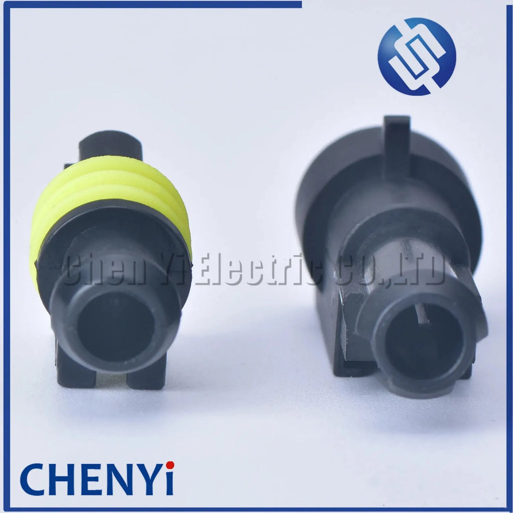 5 Sets 1 pin Sealed Electrical Wire automotive Connector Male or Female car Waterproof Plug kit 282079-1 282103-1