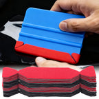 5-50PCS Auto Scratch-Free Candy Shape Tinting Film Scraper Replacement Patch Fleece Replaceable Felt Cloth for Vinyl Scraper