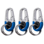 Men's Keychain Hook Stainless Steel Buckle Outdoor Carabiner Climbing Tool Double Ring Car Fishing Key Ring Car Amagi
