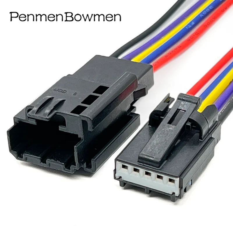 1 Set 5 Pin 2.54mm Car HUD Electrical Cable Connectors Female Male Wire Harness Plug For 31072-1070 31072-1010