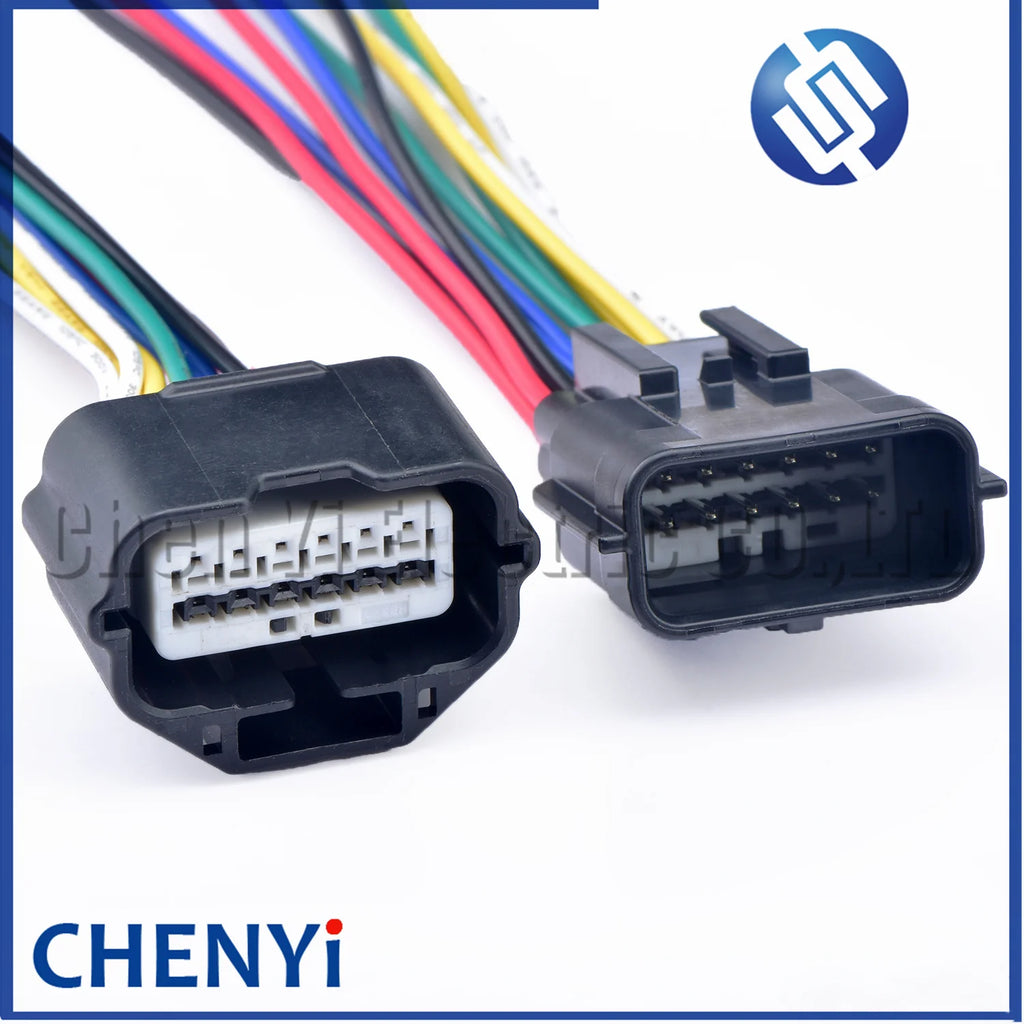 12 Pin Auto Waterproof connector Front bumper Reverse radar sensor plug 7282-8854-30 7283-8854-30 For Nissan Infiniti Land Rover
