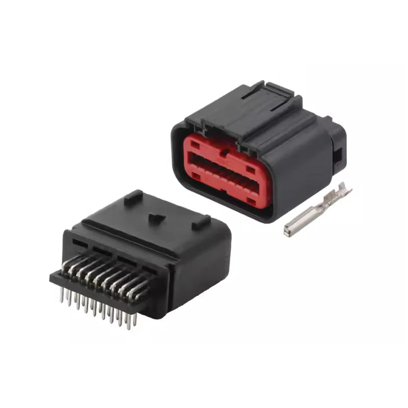 The 18-hole air flowmeter plug connector sheath with terminals DJ7182A-1-21 is suitable