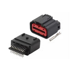 The 18-hole air flowmeter plug connector sheath with terminals DJ7182A-1-21 is suitable