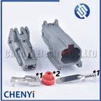 1 Pin 6.3mm series Automotive Headlight Connector plug Socket 7222-6214-40 7123-6214-40 with Pin For Canter Light Truck