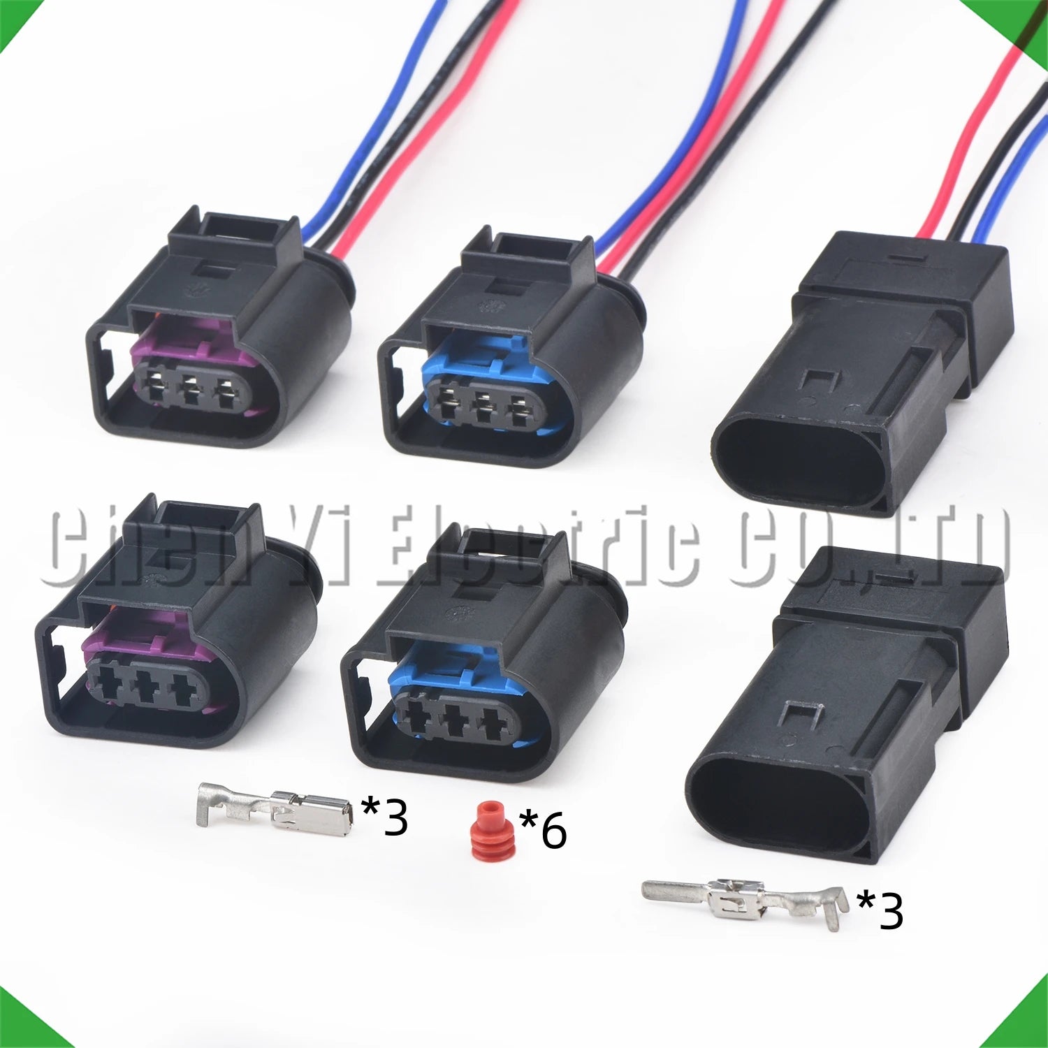 3-Pin Auto Connector Connector Automotive Connectors pressure Vw Audi sensor